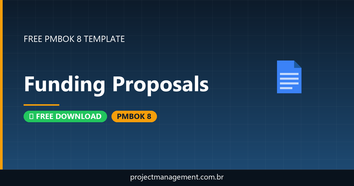 Funding Proposals Template — Free Download PMBOK 8