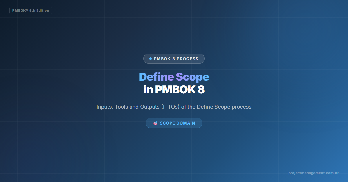 define scope PMBOK 8 — Define Scope in PMBOK 8 — Complete Guide