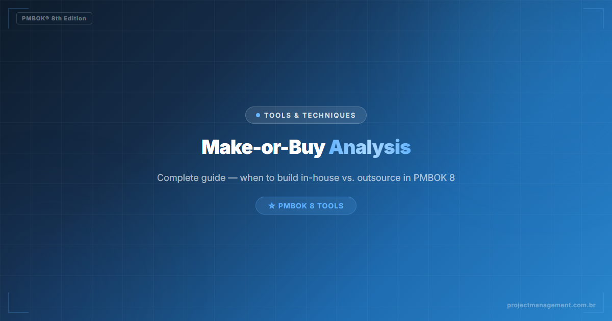 make or buy analysis - Project Management