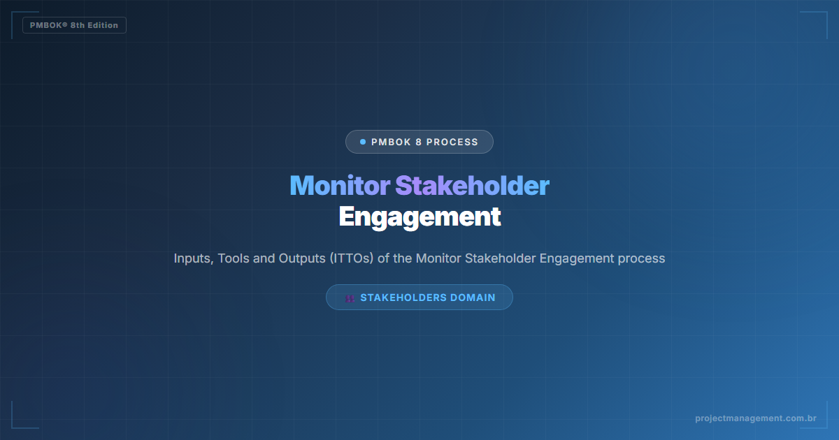 monitor stakeholder engagement PMBOK 8 — Monitor Stakeholder Engagement in PMBOK 8 — Complete Guide