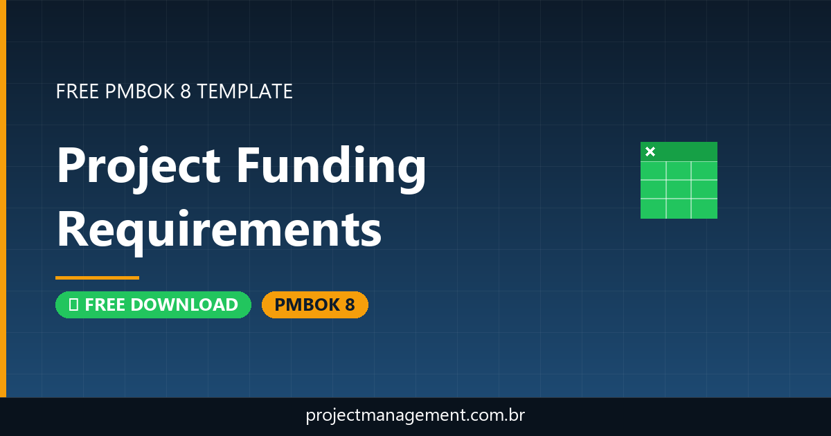 Project Funding Requirements Template — Free Download PMBOK 8
