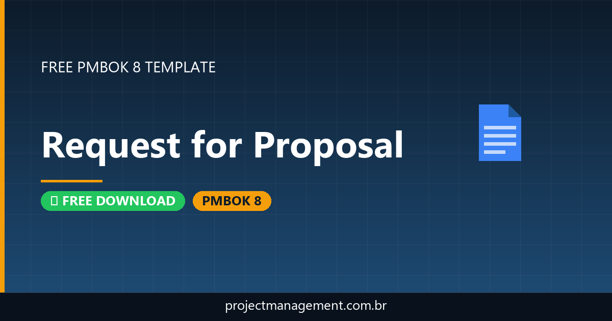 Request for Proposal Template — Free Download PMBOK 8