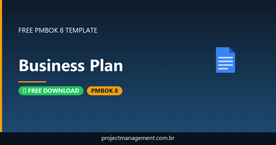Business Plan Template — Free Download (PMBOK 8)