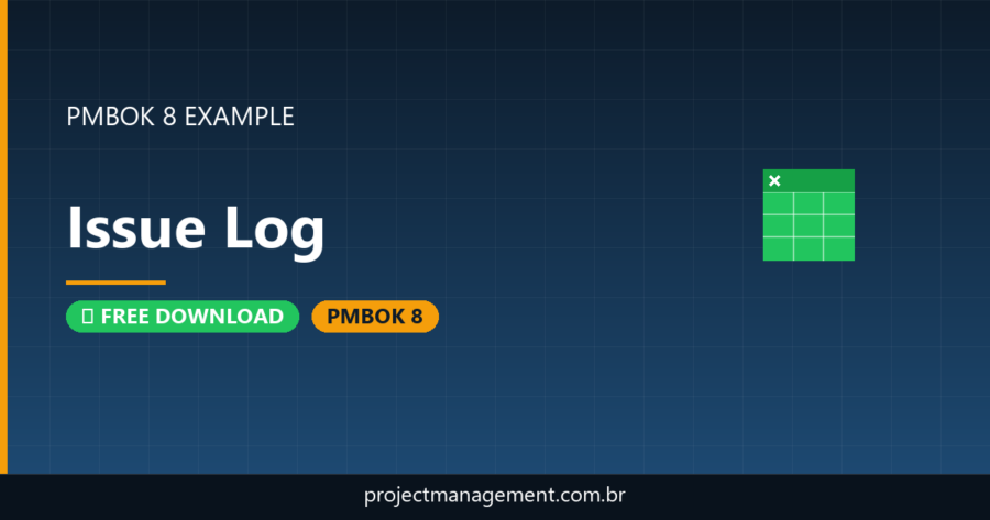 Issue Log Example — Website Launch Project