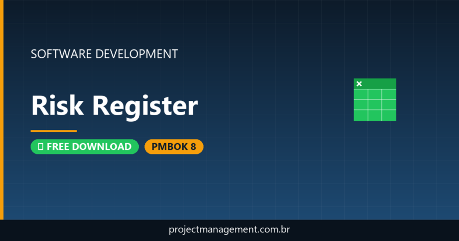 Risk Register Software Development Project