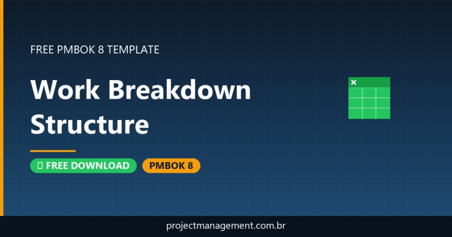 Work Breakdown Structure (WBS) Template — Free Download (PMBOK 8)