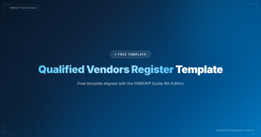 Qualified Vendors Register Template — Free Download (PMBOK 8)