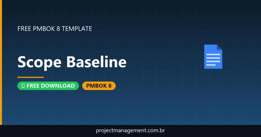 Scope Baseline Template — Free Download (PMBOK 8)
