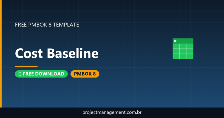 Cost Baseline Template — Free Download (PMBOK 8)