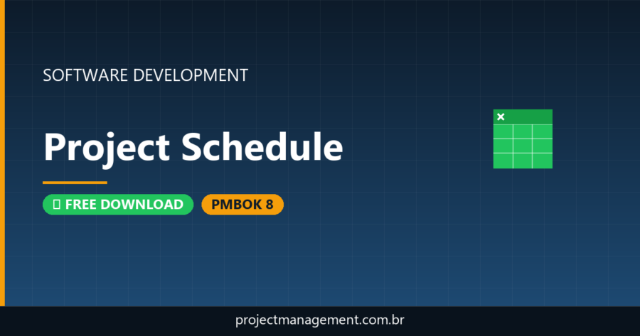 Project Schedule Software Development Project