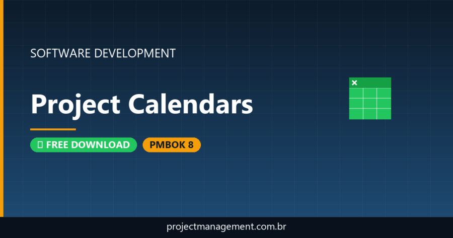 Project Calendars Software Development Project