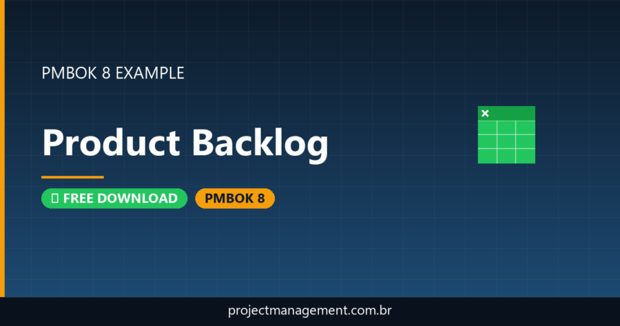 Product Backlog Example — Website Launch Project